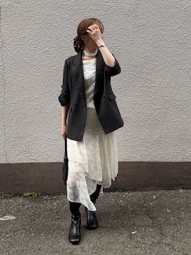 藤井さん(レディース・167cm)の夏コーディネート