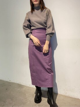 藤井さん(レディース・166cm)の秋コーディネート