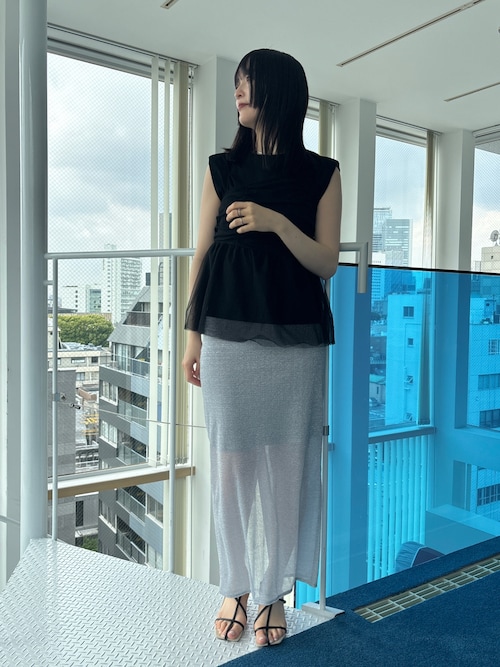 セール】チュールペプラムセットカットワンピース（ワンピース