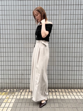 藤井さん(レディース・167cm)の夏コーディネート