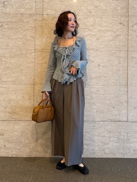 藤井さん（レディース・167cm）の冬コーディネート