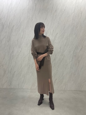 藤井さん(レディース・166cm)の冬コーディネート