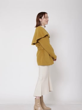 藤井さん(レディース・166cm)の秋コーディネート