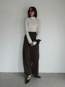 藤井さん(レディース・167cm)の夏コーディネート