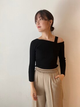 藤井さん（レディース・166cm）の冬コーディネート