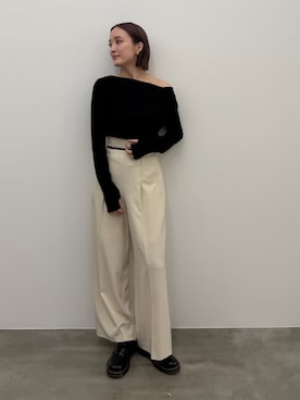 「LAGUNAMOON（ラグナムーン）のアイテム」を使った、藤井さん（レディース・167cm）の秋コーディネート