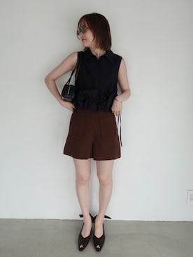 藤井さん(レディース・167cm)の夏コーディネート