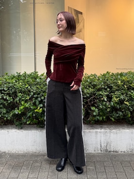 藤井さん（レディース・167cm）の秋コーディネート