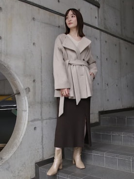 藤井さん(レディース・166cm)の秋コーディネート