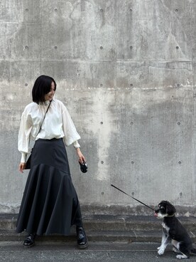 藤井さん(レディース・166cm)の秋コーディネート