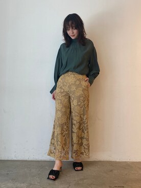 藤井さん(レディース・166cm)の秋コーディネート