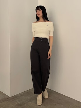 藤井さん（レディース・166cm）の冬コーディネート