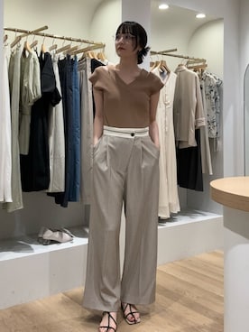 藤井さん（レディース・166cm）の夏コーディネート