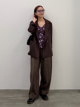 藤井さん（レディース・167cm）の秋コーディネート