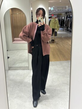 藤井さん(レディース・166cm)の冬コーディネート