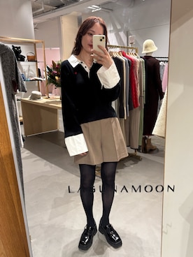 「ポロシャツコーデ」｜藤井さん（レディース・167cm）の夏コーディネート