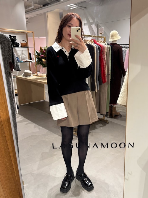 ⭐︎ mochi さん専用⭐︎LAGUNAMOON ドレス LAGUNAMOON ラグナムーン LADYモール刺繍ドッキングドレス