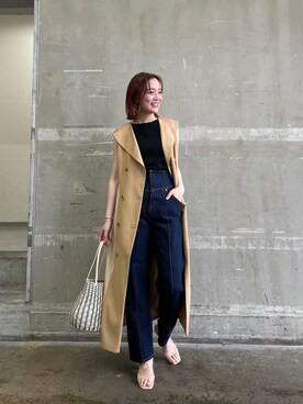 藤井さん(レディース・166cm)の春コーディネート