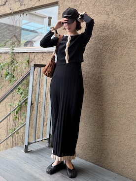 藤井さん(レディース・167cm)の冬コーディネート