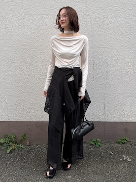 藤井さん（レディース・167cm）の冬コーディネート