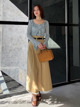 藤井さん（レディース・167cm）の冬コーディネート