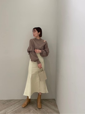 藤井さん（レディース・166cm）の冬コーディネート