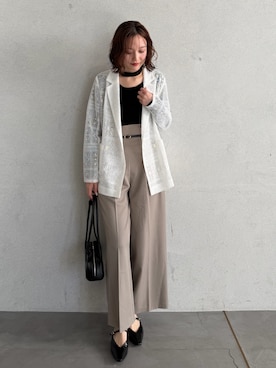 藤井さん（レディース・167cm）の冬コーディネート