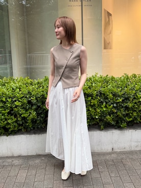 藤井さん(レディース・167cm)の夏コーディネート