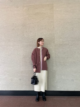 藤井さん(レディース・166cm)の冬コーディネート