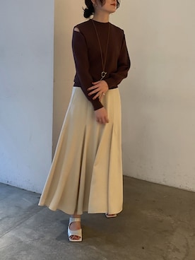 藤井さん（レディース・166cm）の冬コーディネート