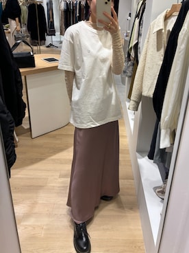 藤井さん（レディース・166cm）の秋コーディネート