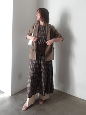 藤井さん(レディース・167cm)の夏コーディネート