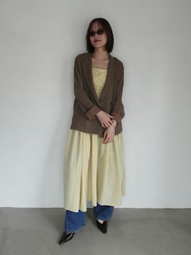 藤井さん（レディース・167cm）の夏コーディネート