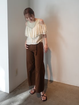 藤井さん（レディース・167cm）の夏コーディネート