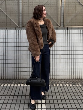 藤井さん（レディース・167cm）の冬コーディネート