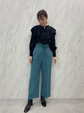 藤井さん(レディース・166cm)の夏コーディネート