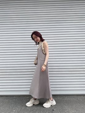 藤井さん(レディース・166cm)の春コーディネート