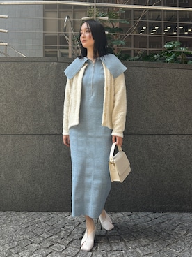 藤井さん(レディース・166cm)の春コーディネート