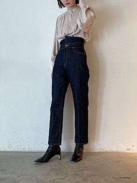 「スタイリング」｜藤井さん（レディース・166cm）の秋コーディネート