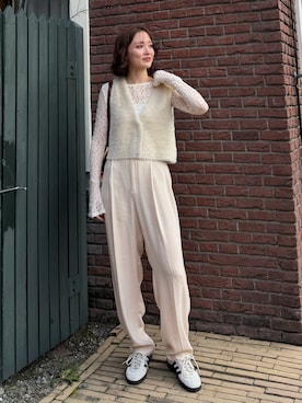 藤井さん（レディース・167cm）の秋コーディネート