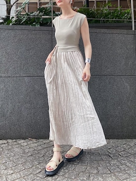 藤井さん（レディース・166cm）の夏コーディネート