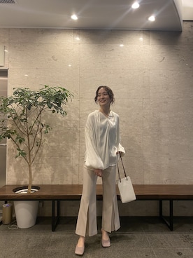 藤井さん（レディース・166cm）の冬コーディネート