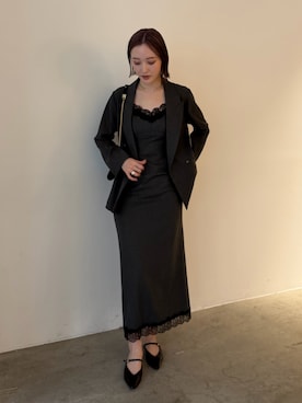 藤井さん(レディース・167cm)の秋コーディネート