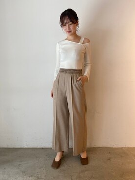 藤井さん（レディース・166cm）の秋コーディネート