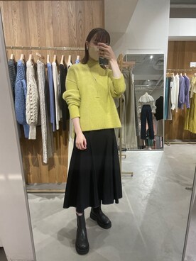 藤井さん(レディース・166cm)の秋コーディネート