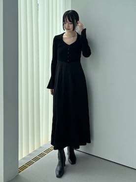 「LAGUNAMOON（ラグナムーン）のアイテム（ピアス（両耳用））」を使った、藤井さん（レディース・166cm）の夏コーディネート