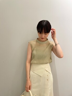 藤井さん(レディース・166cm)の夏コーディネート