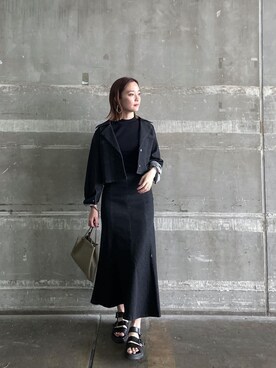 藤井さん(レディース・166cm)の夏コーディネート