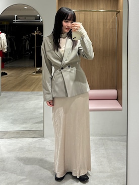 藤井さん(レディース・166cm)の秋コーディネート