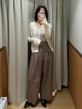 藤井さん（レディース・167cm）の秋コーディネート